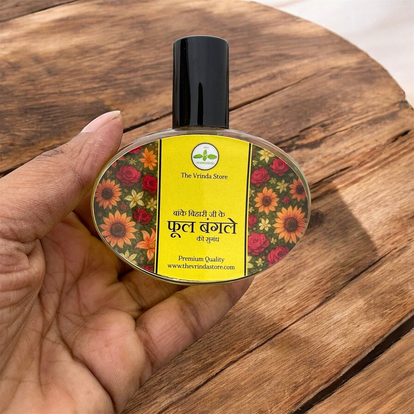 Shri Bankey Bihari Ji Ke Phool Bangle Ki Sugandh 50 ML (Premium Quality Attar)