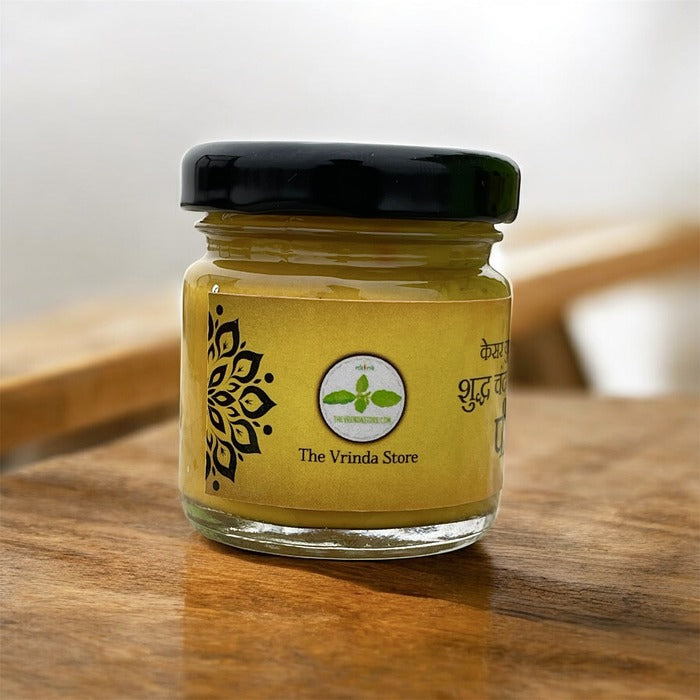 Original Chandan Tika Yellow With Kesar (Premium Quality)