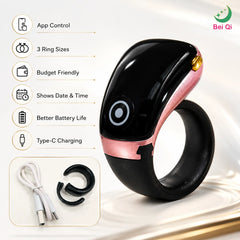 Bei Qi Smart Finger Jap Counter – App-Controlled Digital Ring