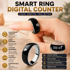 Equantu QB708 Smart Tasbeeh Ring – Digital Zikr Counter