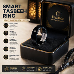 Equantu QB708 Smart Tasbeeh Ring – Digital Zikr Counter