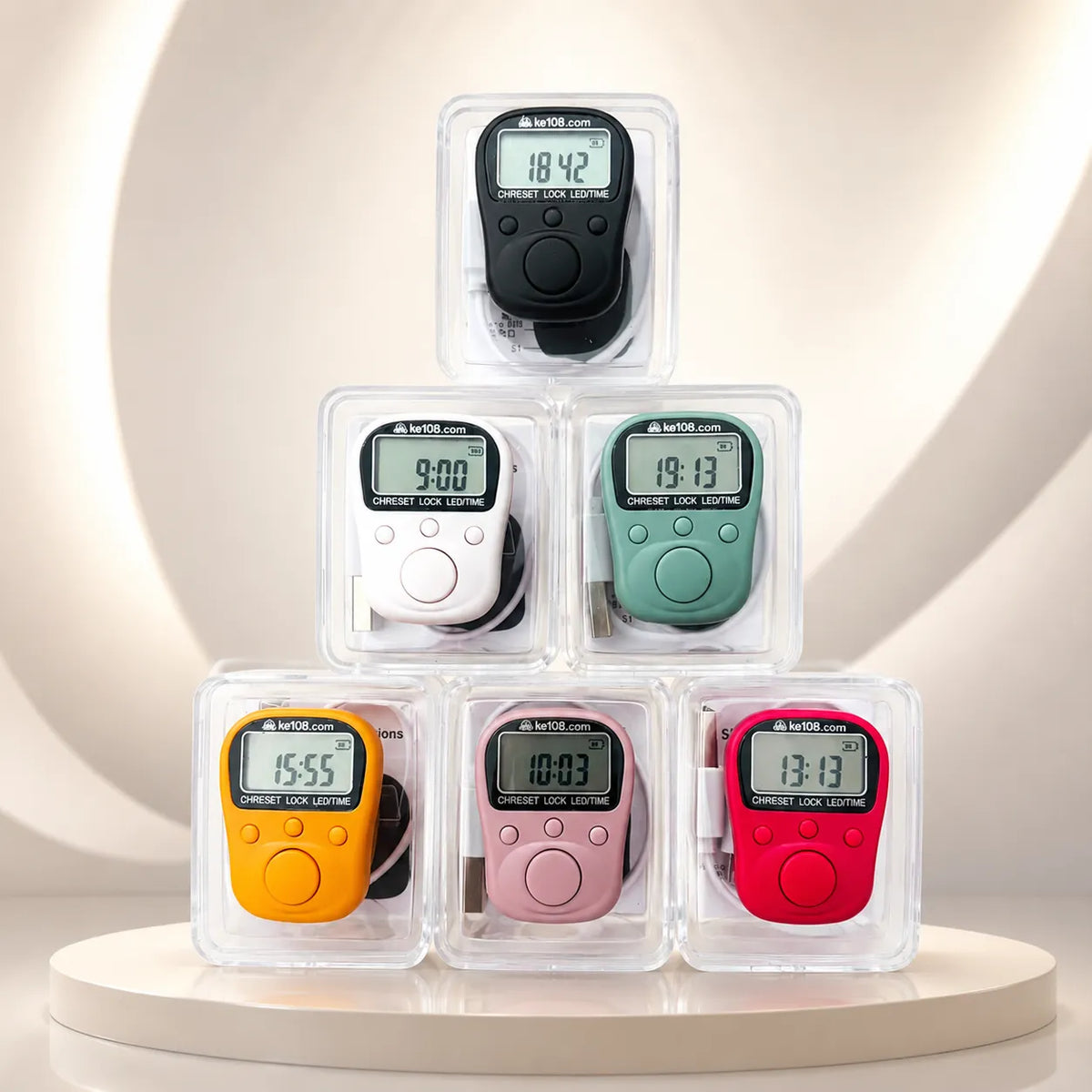 KE108 Rechargeable Naam Jap Counter – 70 Lakh Counting