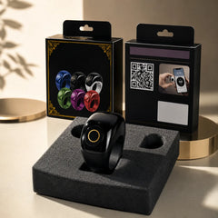 E 809 Smart Tasbeeh Ring – App-Controlled Zikr Counter