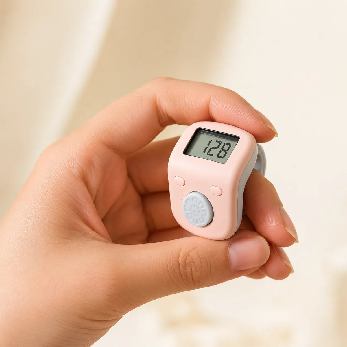 KE108 Rechargeable Mini Finger Jap Counter – Digital LCD Counter
