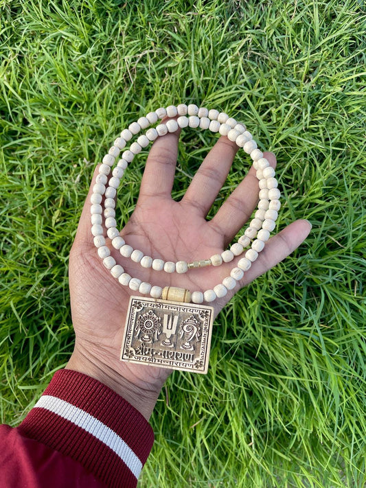 Shri Mannarayan Bhaktmal Locket Original Tulsi Mala