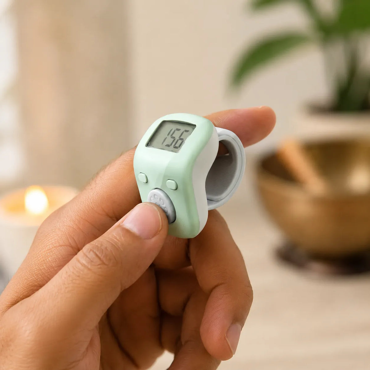 KE108 Rechargeable Mini Finger Jap Counter – Digital LCD Counter