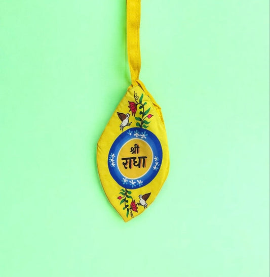 Shri Radha Yellow Japbag Mala Jholi