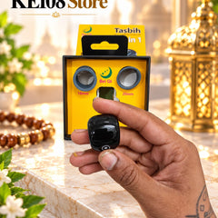 Bei Qi S 8pro Smart Tasbih 3-in-1 Ring - Digital Zikr Counter with OLED Display & 3 Interchangeable Sizes (18mm, 20mm, 22mm)
