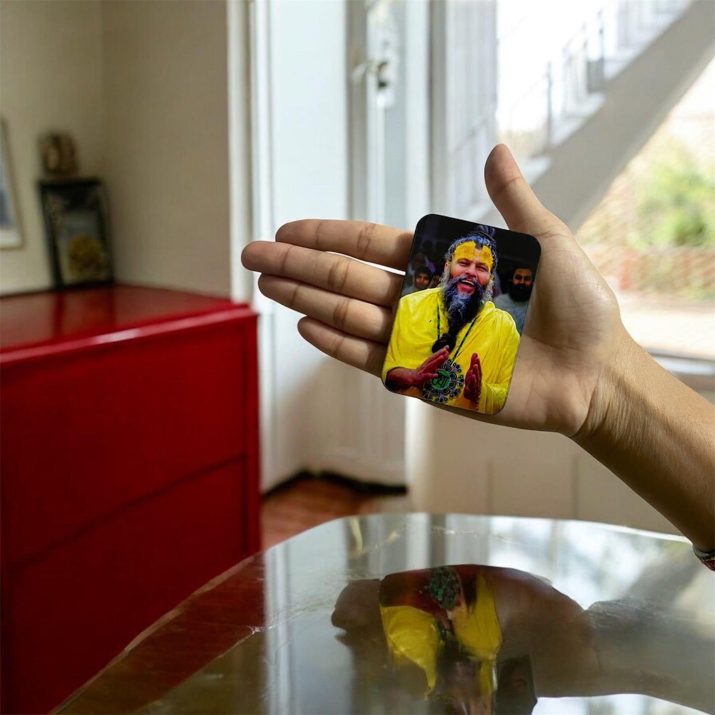 Premanand Ji Maharaj Magnetic Sticker