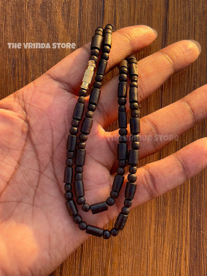 1 Round Original Black Tulsi Mala