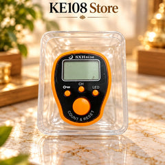 KE305 LED Nam Jap Counter (SXH5136) - 5 Independent Channels, Up to 50 Lakh Counting, Lock/Unlock Feature & 12 Colors