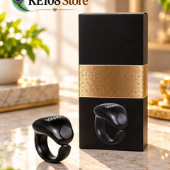 KE iTasbih Faith - Smart Digital Tasbih Ring with OLED Display, Multi-Size Interchangeable Rings (16-24) & Fast Charger