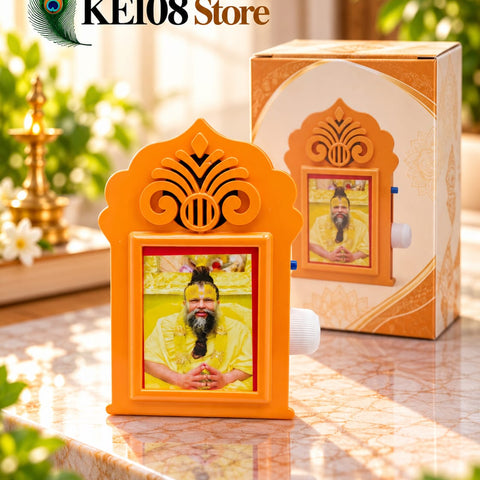 Night Lamp & Naam Jaap Speaker (KE SP-04) - Plug-In Mini Mantra Box with Built-In Night Light, Volume Control & Change Over Switch
